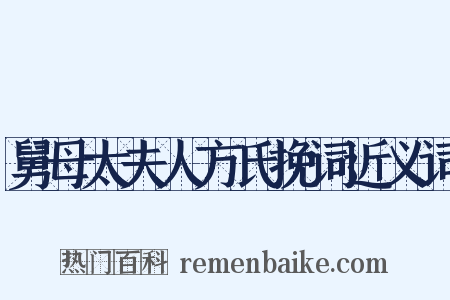 舅母太夫人方氏挽词近义词是什么意思的图片